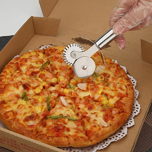 Professional Pizza Cutter Sharp Stainless Steel Slicer for Easy, Clean Cuts - Image 6