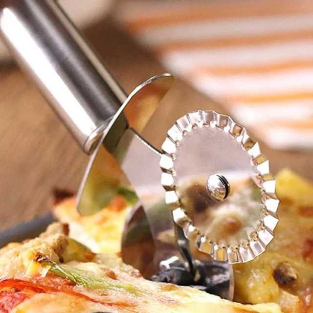 Professional Pizza Cutter Sharp Stainless Steel Slicer for Easy, Clean Cuts - Image 5