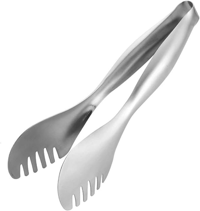 Pasta Spaghetti Tongs Stainless Steel Kitchen Noodle Server Teeth PastaMate - Image 2