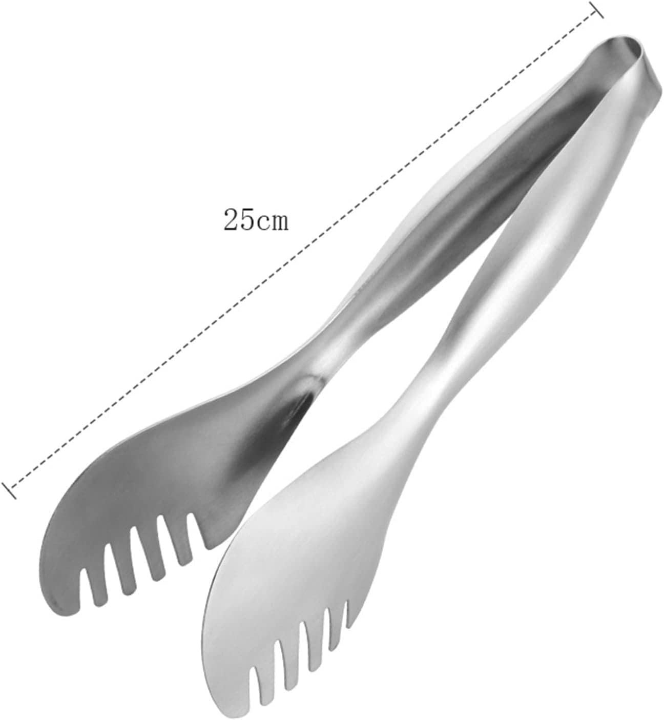 Pasta Spaghetti Tongs Stainless Steel Kitchen Noodle Server Teeth PastaMate - Image 3