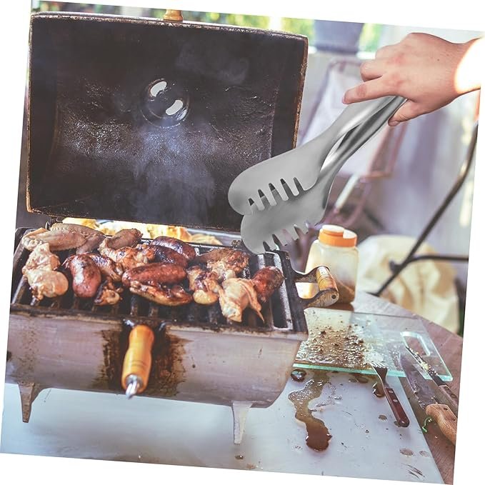 Pasta Spaghetti Tongs Stainless Steel Kitchen Noodle Server Teeth PastaMate - Image 5