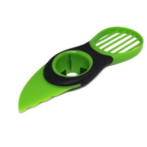 3-in-1 Avocado Cutter Tool Slicer, Peeler & Pitter for Easy Guacamole Prep