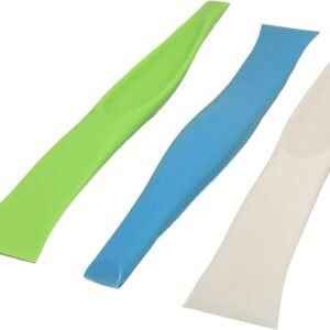 Kitchen Cleaning Scraper Set 3-Piece Plastic & Rubber Scratch-Free Removers