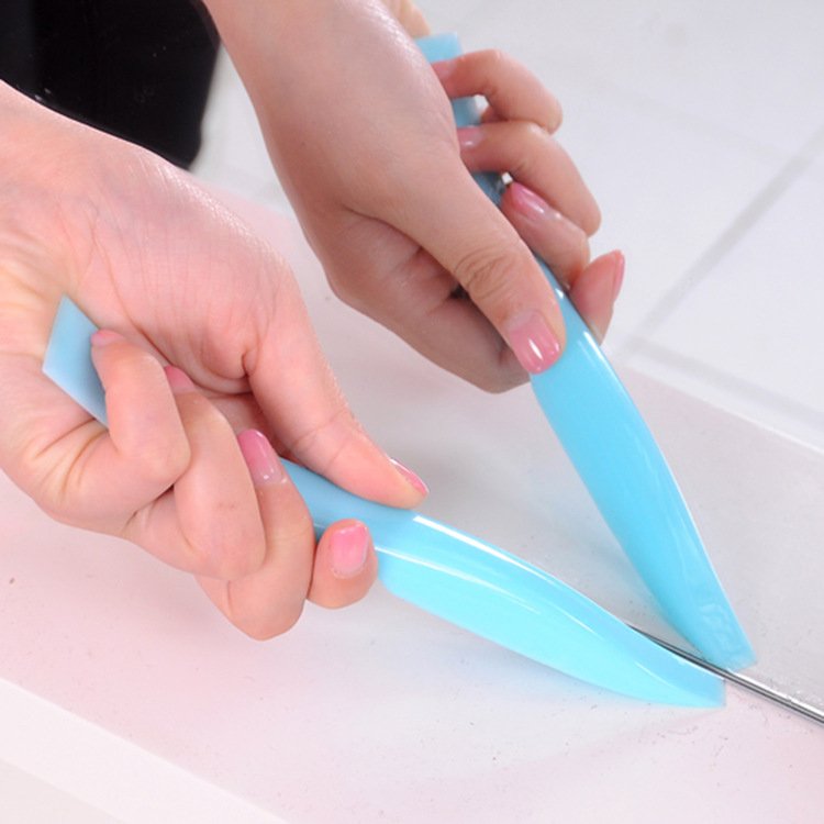 Kitchen Scrapers 3Pc Extendable Remover Stains Gums Cleaning Tool Scratch Free Durable Efficient - Image 2